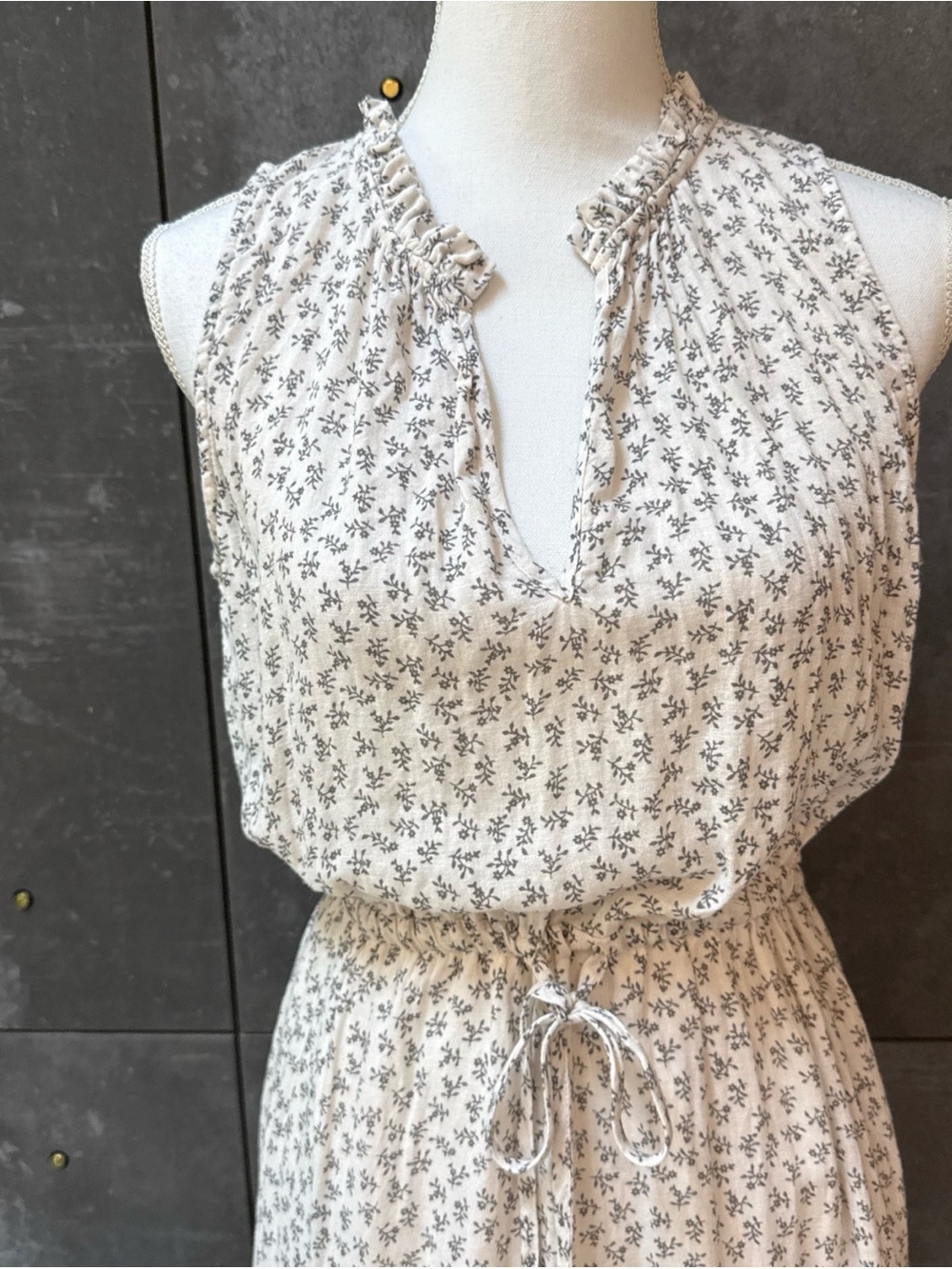 Rails Albany Printed Drawstring Waist Dress size S - Picture 4 of 15